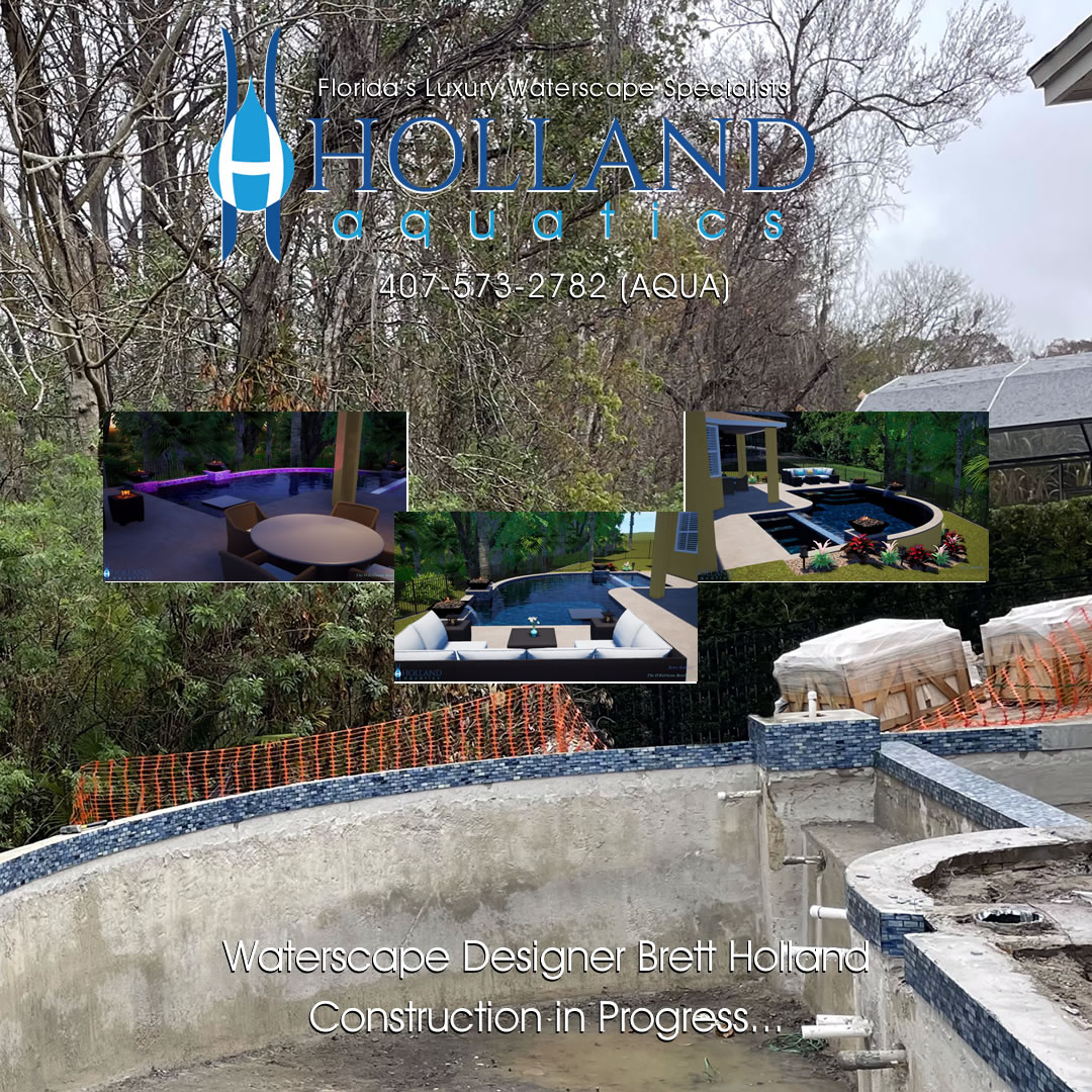 Luxury Waterscape in progress.